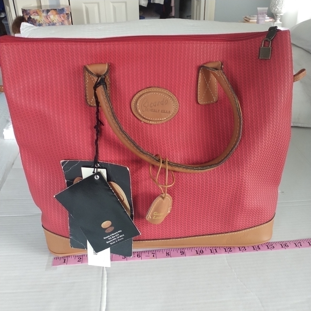 Ricardo's Beverly Hills Travel Bag Vintage - Picture 3 of 11